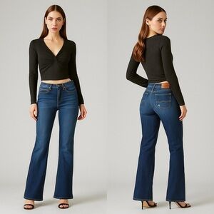 🍀 LUCKY BRAND Women’s 90s Vintage Low-Rise Sweet Boot Jeans - Size 10 🍀